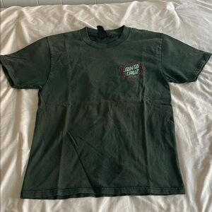 Santa Cruz Skateboards Dark Green Short Sleeve Tee
